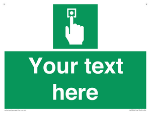 Custom Safe Condition Emergency call point